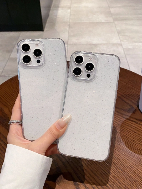 IPhone 16 pro, 16 pro max, 17 pro, 17 pro max uchun silikon g‘ilof Yaltiroq