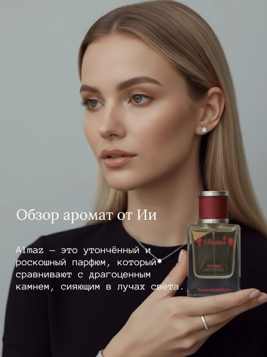 Parfyumlangan suv Almaz Kajal, Silvana №U179, 50ml