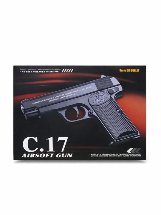 Glock AirSoft quroli, bolalar uchun metall to'pponcha, pnevmatik