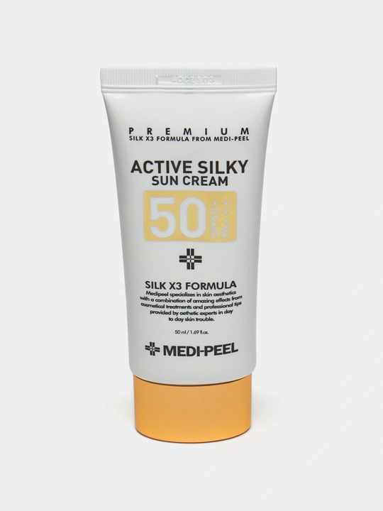 Крем солнцезащитный для лица MEDI-PEEL Active Silky Sun Cream SPF 50+, 50 мл