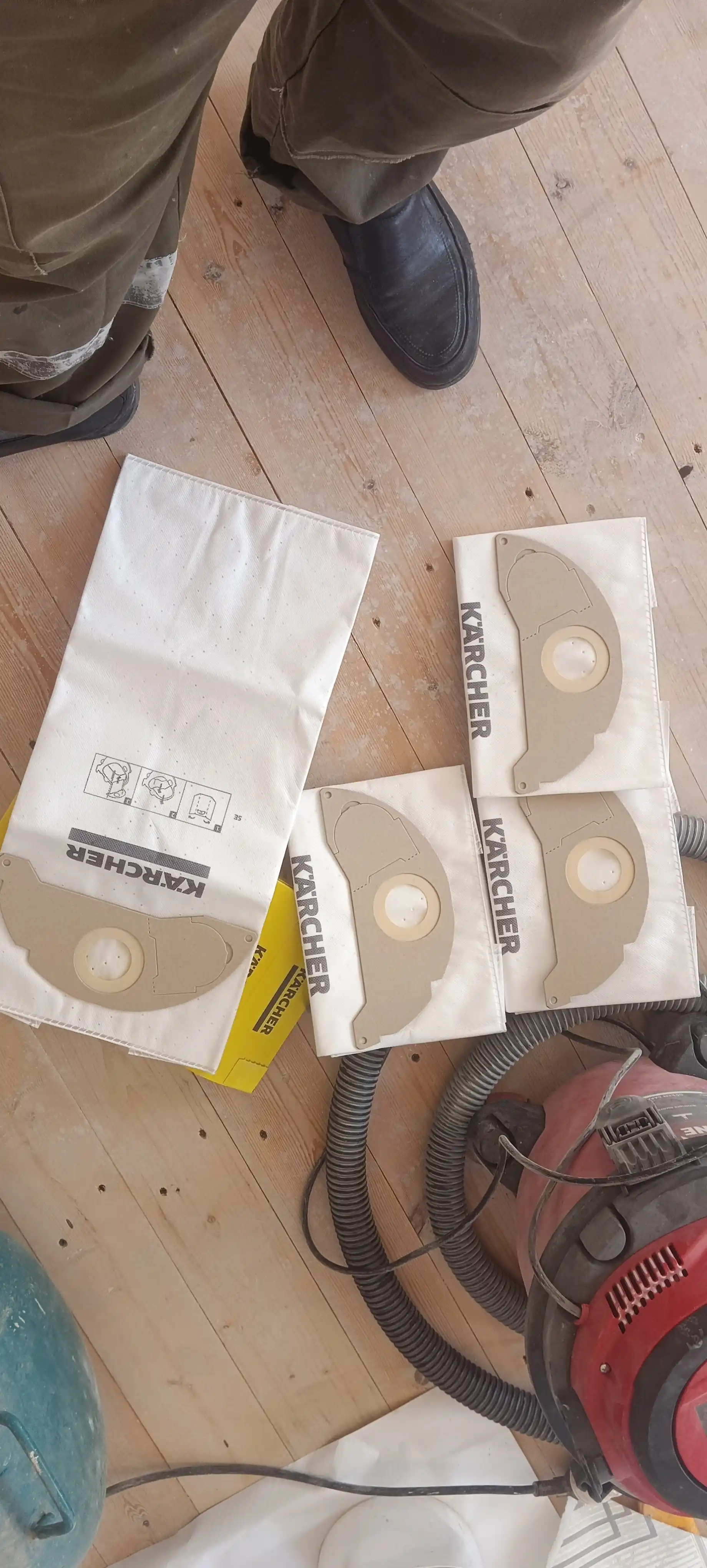 Karcher KFI 657 SE 3, SE 5 changyutgichlar uchun filtr qoplari, 4 dona, 2,863-371,0