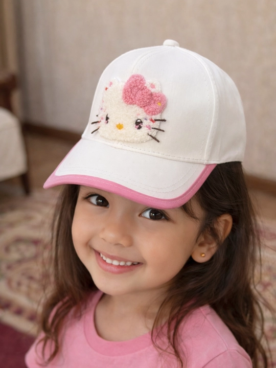 Qizlar uchun Hello Kity kepka, bolalar beysbolkasi, yozgi kepka, 6, 12 yosh