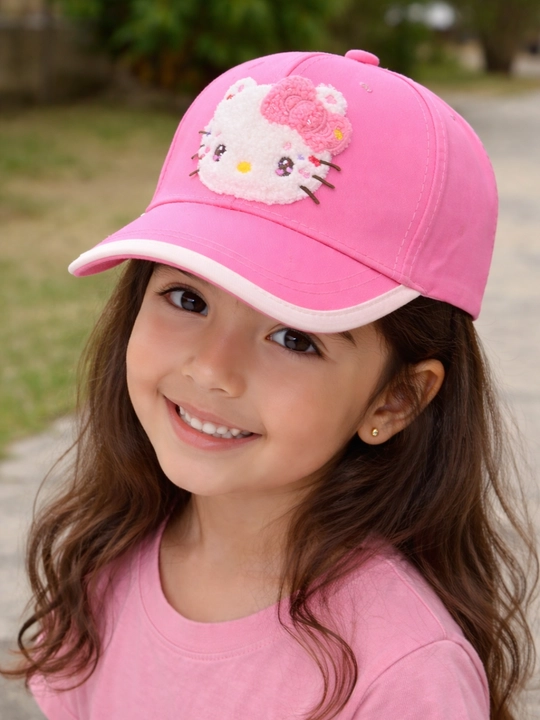 Qizlar uchun Hello Kity kepka, bolalar beysbolkasi, yozgi kepka, 6, 12 yosh