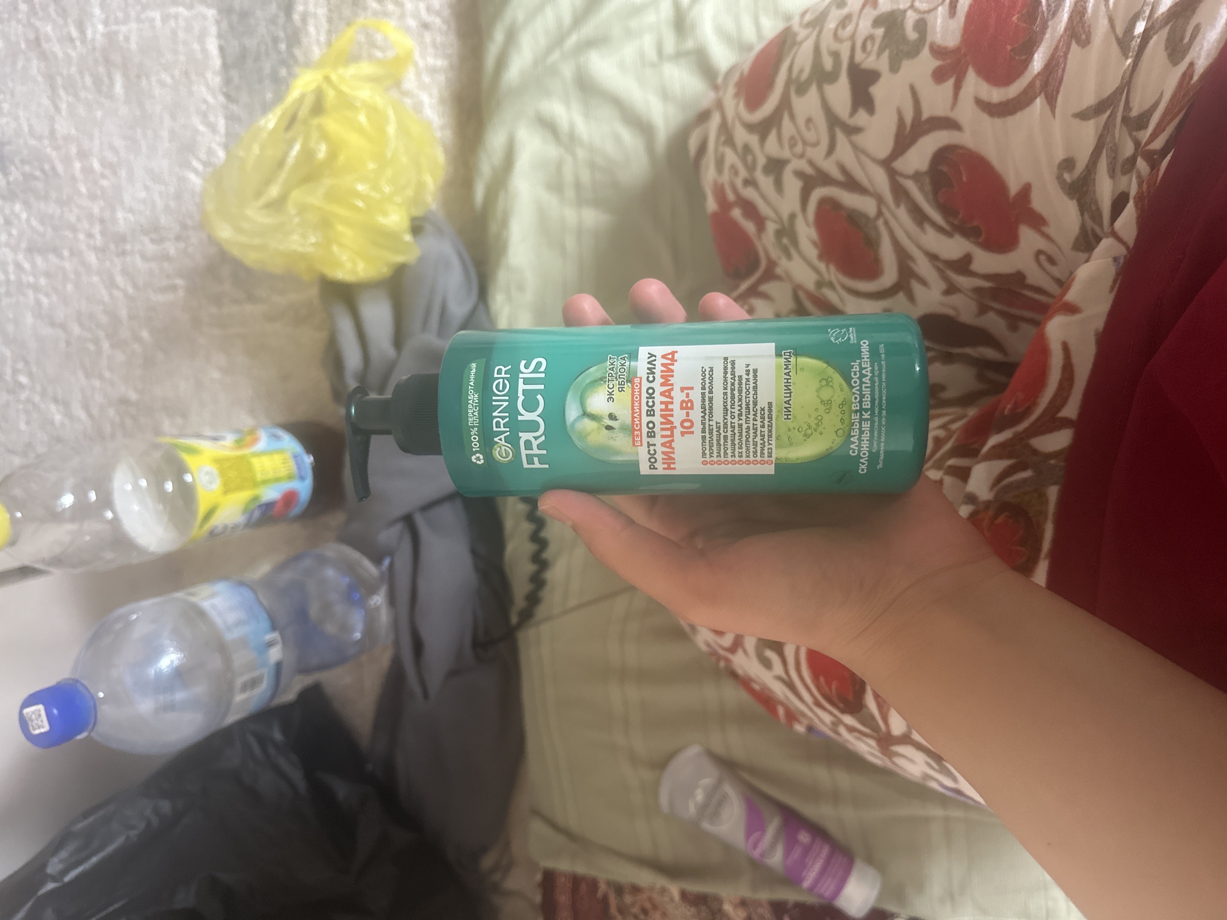 Murakkab, qoldiruvchi soch kremi Garnier Fructis o'sishi to'liq quvvat, 10 dona 400 ml