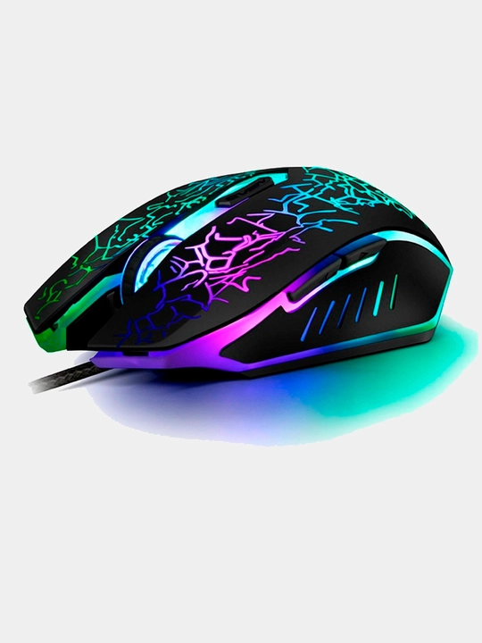 USB игровая мышь X1 проводная с RGB подсветкой - 