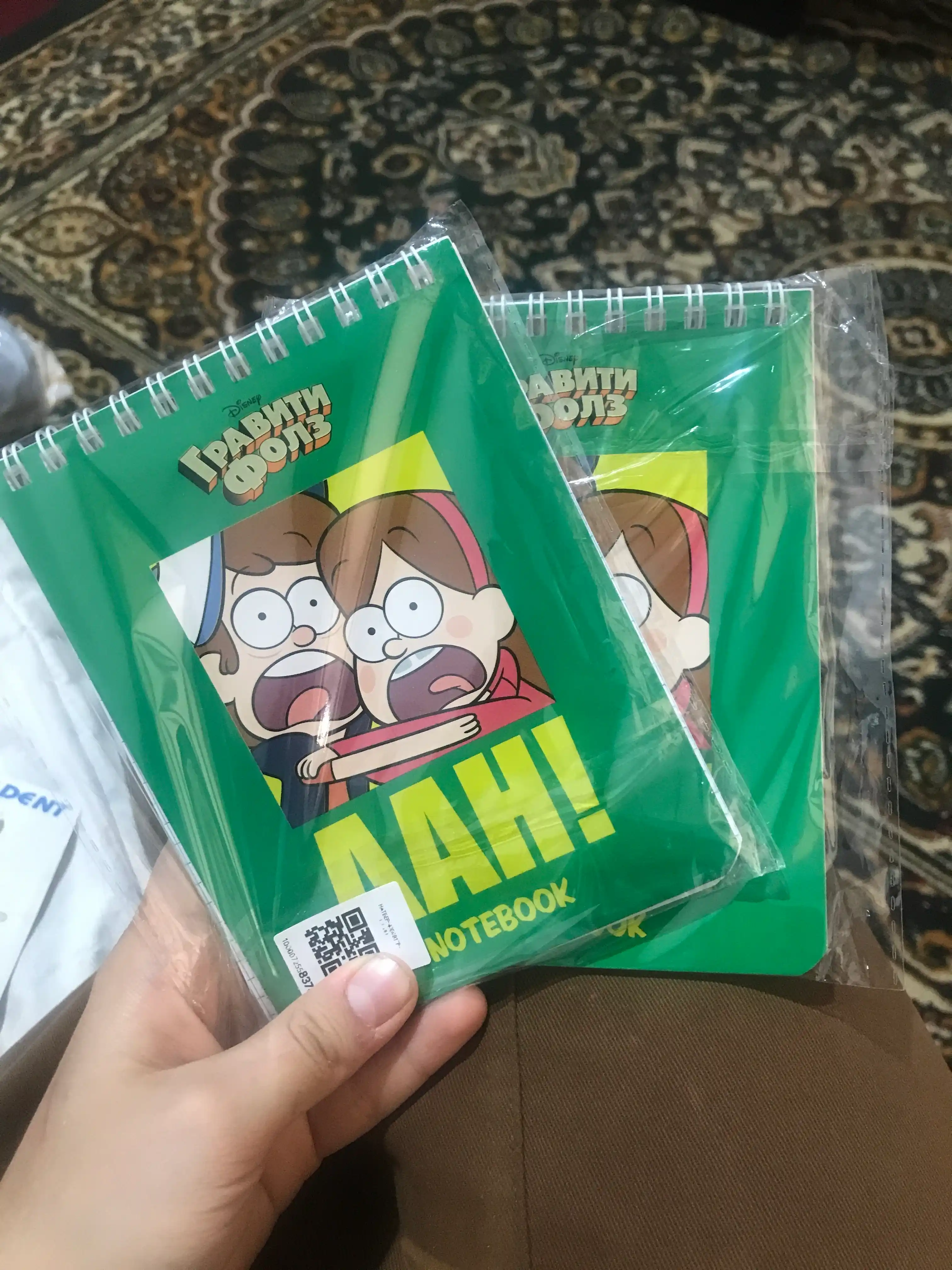 Taroqdagi yon daftar, Gravity Falls seriyasi, 40 l, A6f, katak, 40B6B1gr