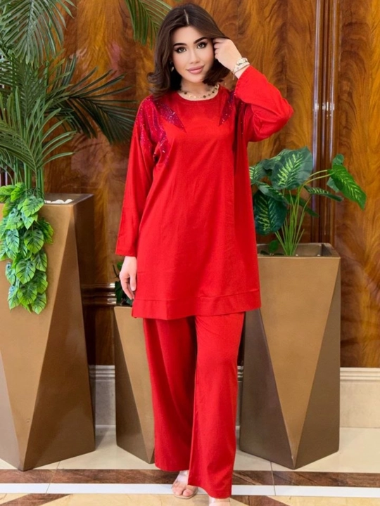 Двойка женская, oversize туника с брюками, свободный крой, на размеры 46-54 подходит
