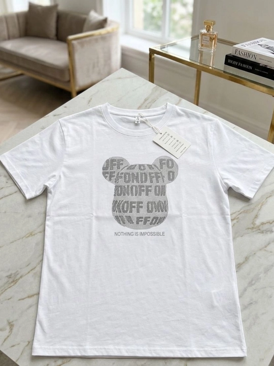 Ayollar futbolkasi, kofta, oversize printli