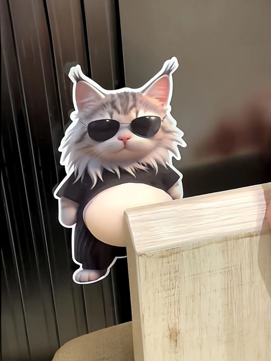 Мягкая 3D наклейка-антистресс — помогает снять стресс, поднимает настроение - 