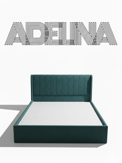 ADELINA — двуспальная кровать, кровать для взрослых, большая кровать — LOFTFUR-ADELINA-МОРСК-mato