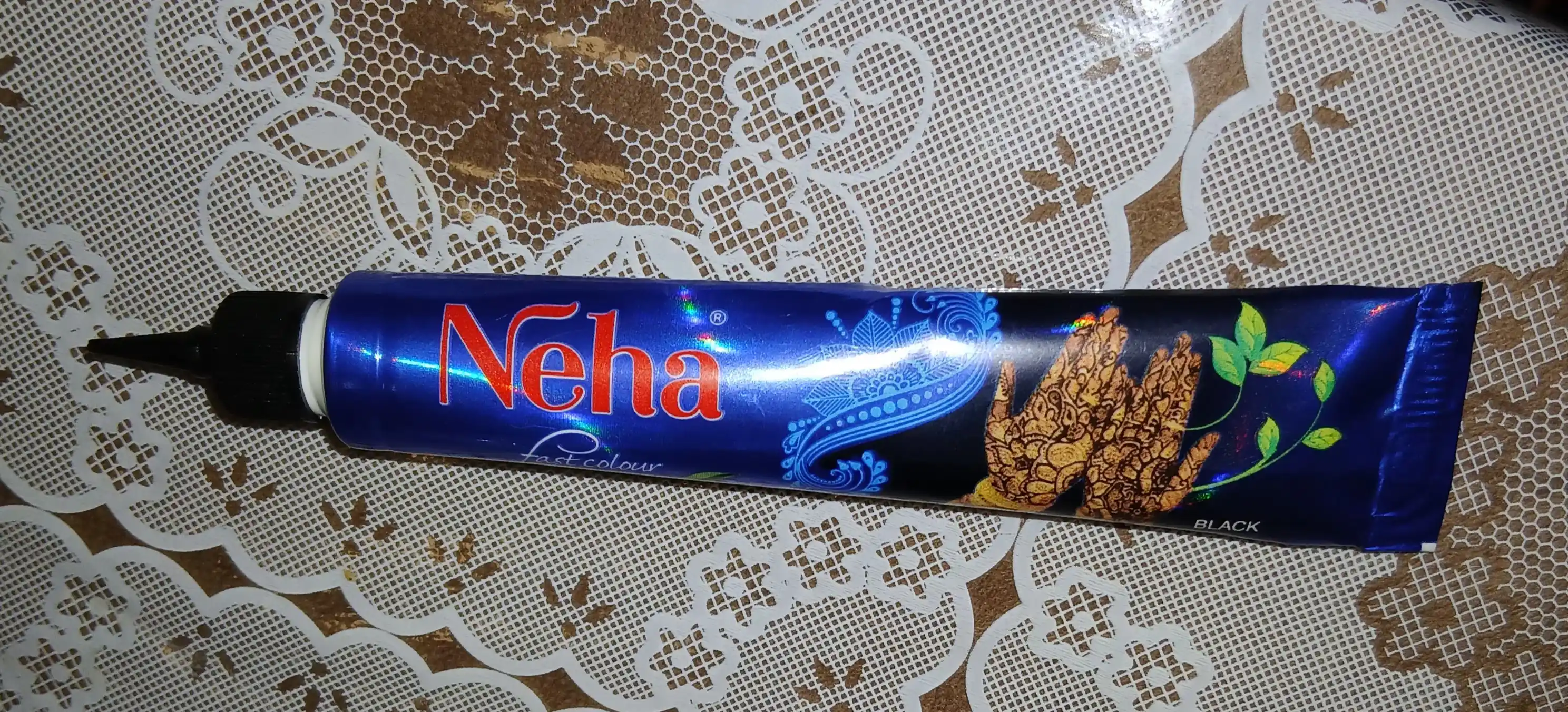 Хна для рук Neha, черная и коричневая