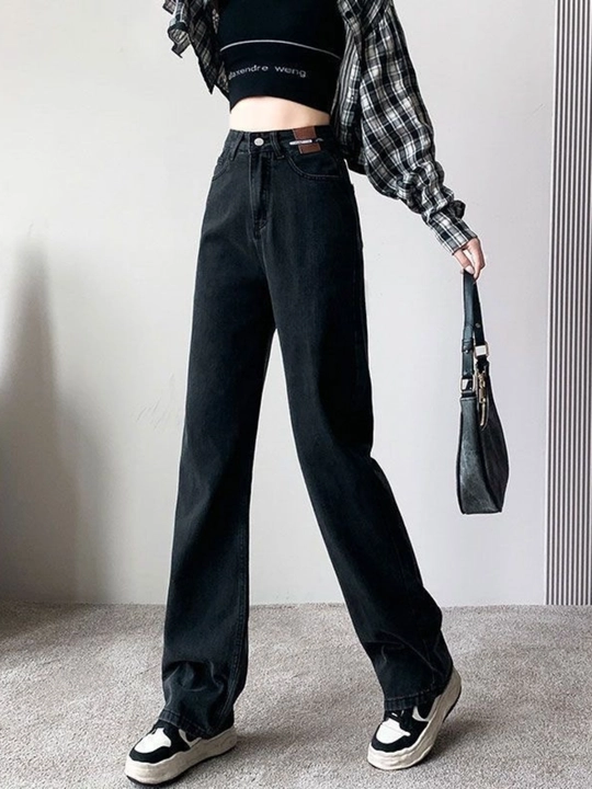 Ayollar uchun jinsi shim, keng jinsi shimlar oversize