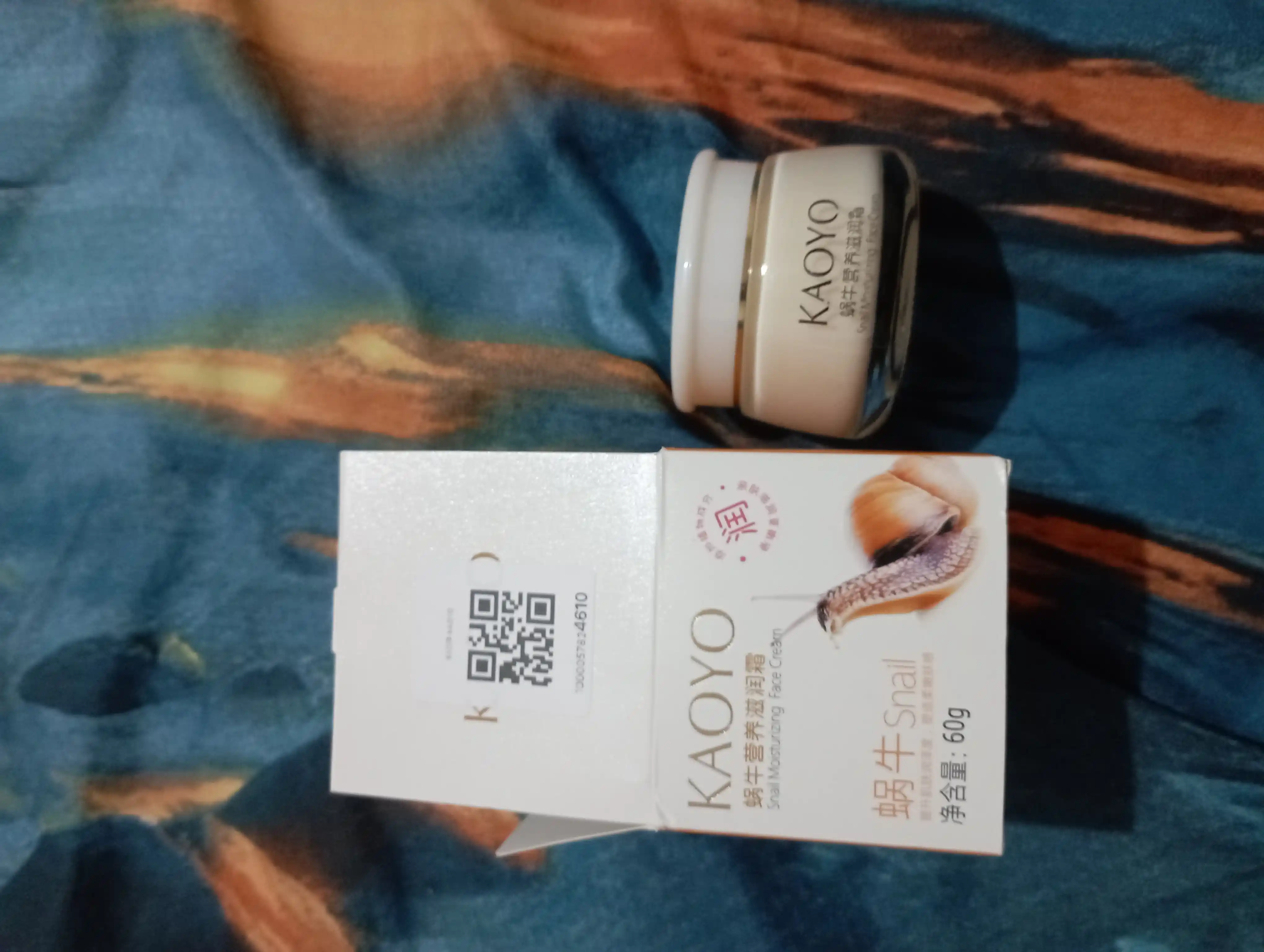 Oziqlantiruvchi va namlantiruvchii yuz kremi, shilliqurti ekstrakti Collagen