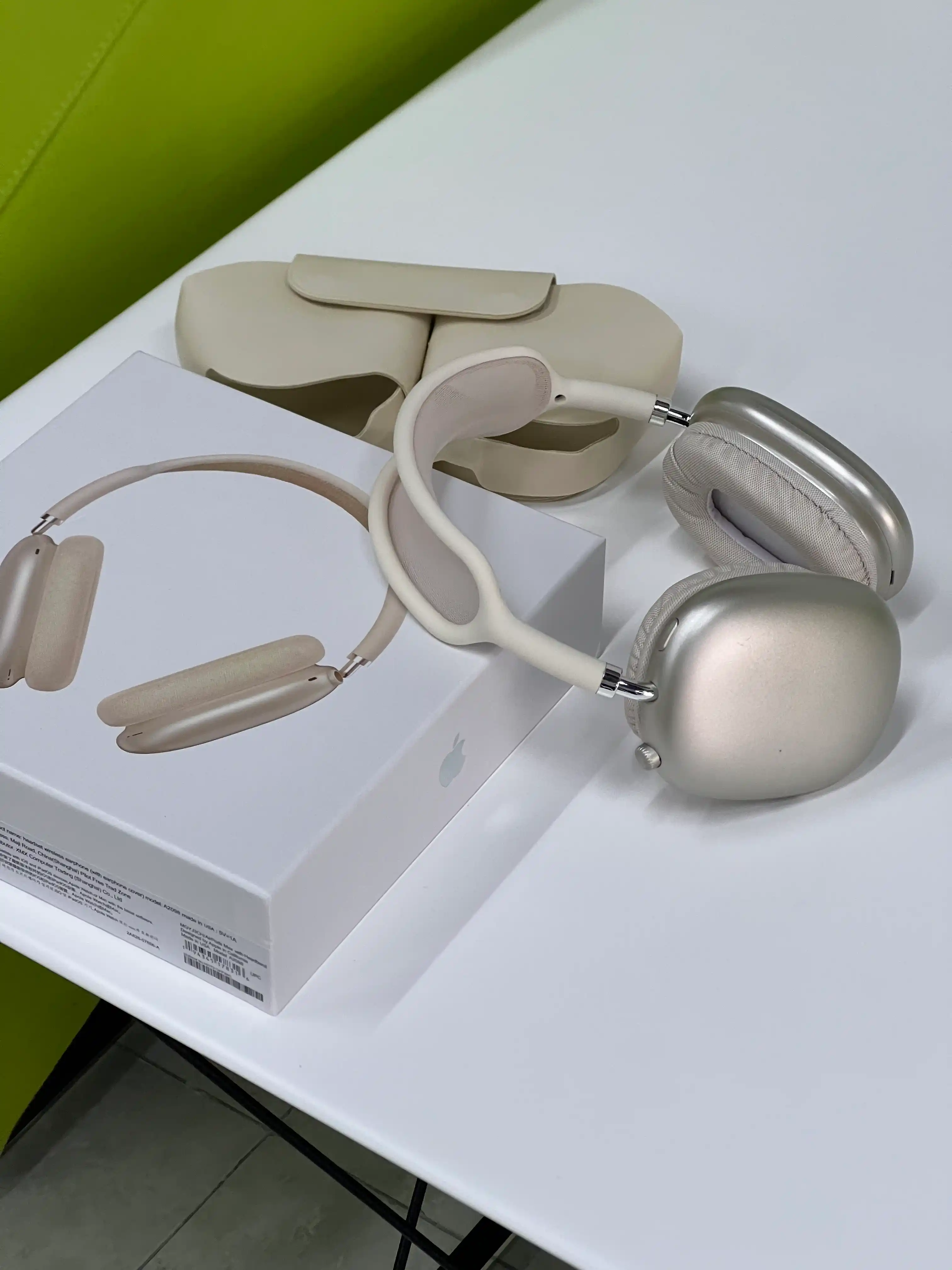 Simsiz quloqchinlar AI Max, 2, 2025 Bluetooth 5.1, to'liq o'lchamli mikrofonli Pods Max