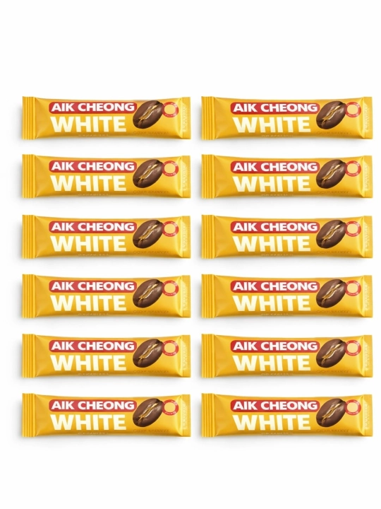 Кофе Aik Cheong, White Coffee, сливочный, растворимый, 3 в 1, 456г