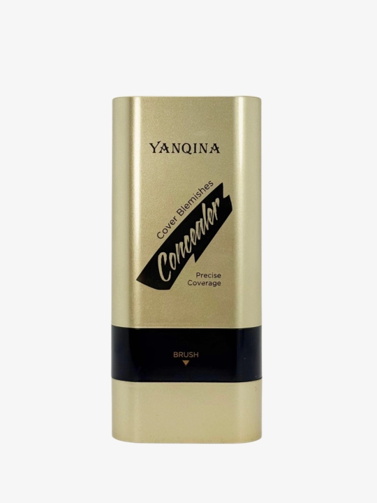 Yanqina Concealer — консилер, тональный крем для лица, 2 в 1, стик и мягкая щёточка, 22 г