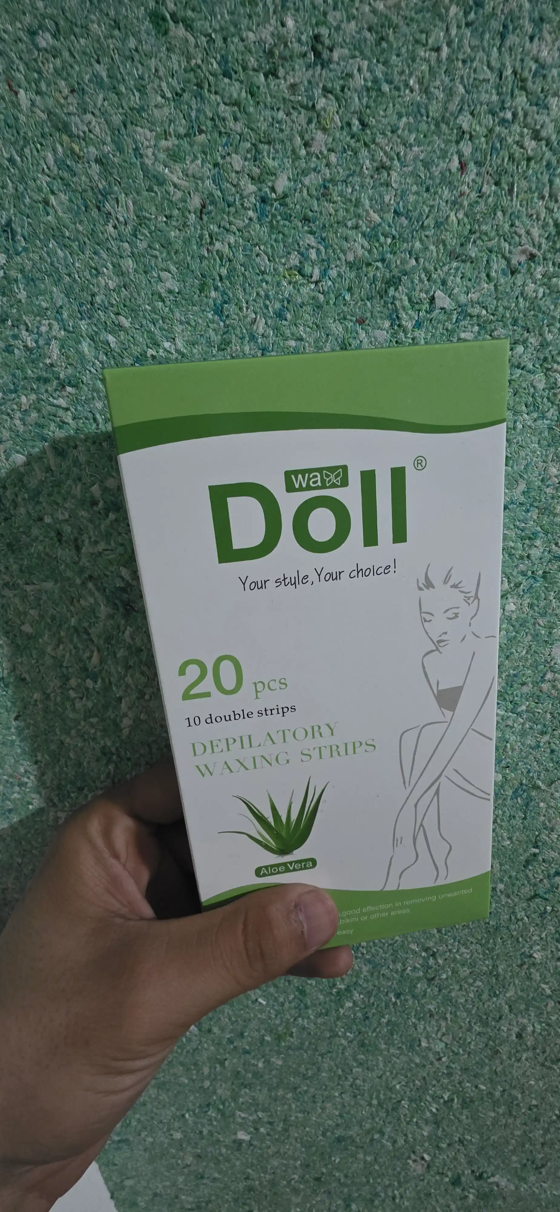 "Doll" tana va yuz depilyatsiyasi uchun mum qog‘ozi, 20 dona