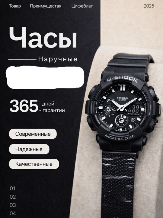 Наручные часы G-SHOCK — стиль, прочность и технологии - 