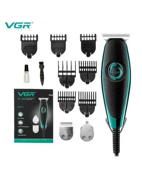 Машинка для стрижки волос VGR V099, профессиональный триммeр, 3 в 1
