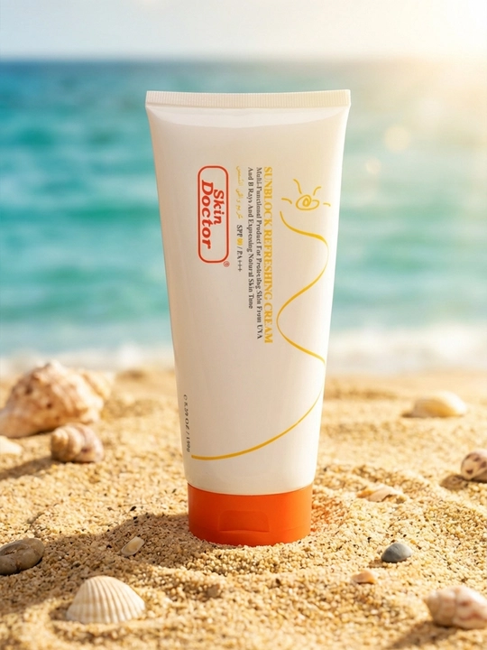 Quyoshdan himoyalovchi Skin Doctor SPF, 150 ml, 80 PФ+++, E vitamini, kokos moyi