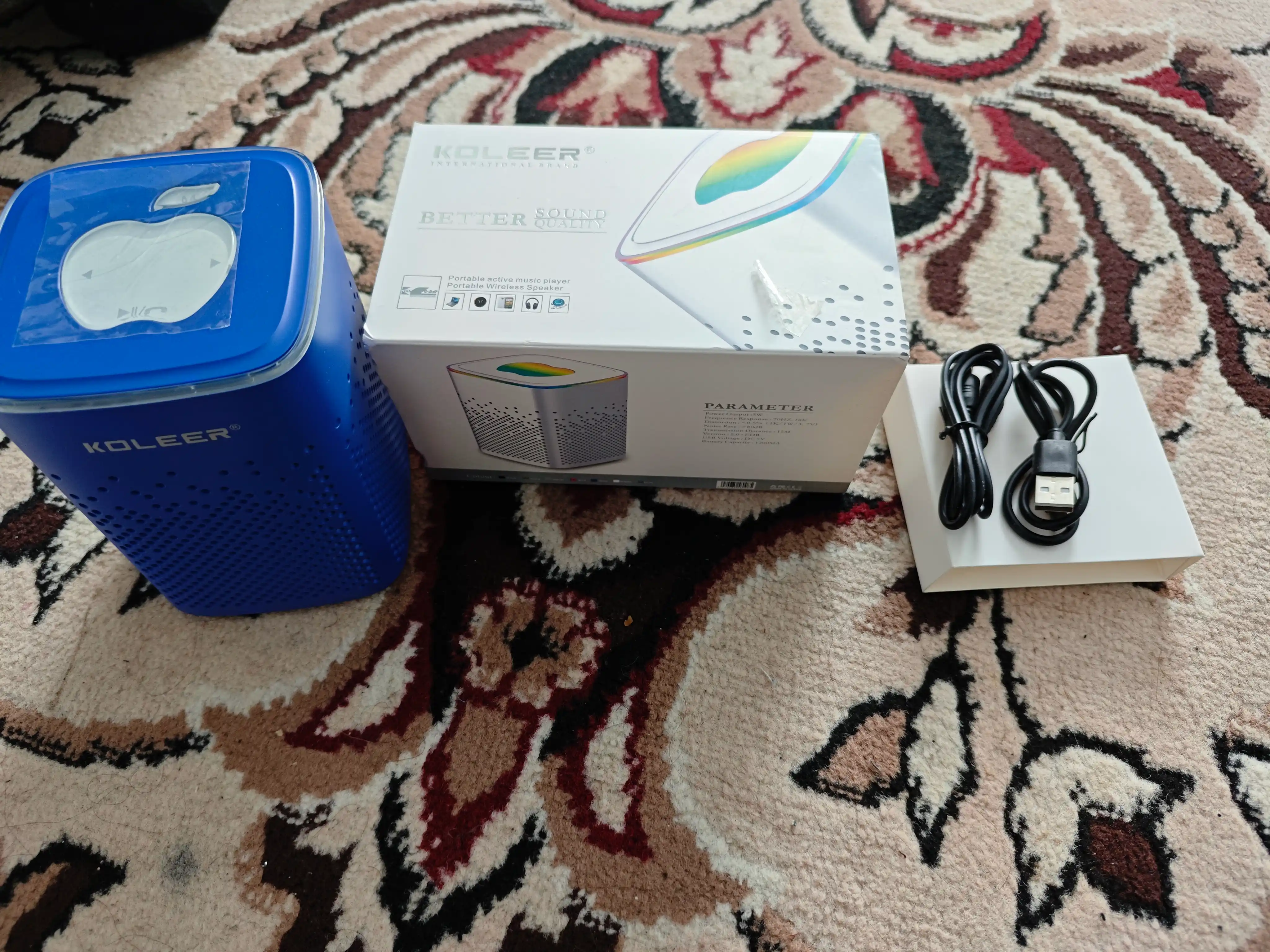 Koleer S818 Bluetooth kolonkasi, S819 - kuchli bass, Hi-Fi stereo ovoz va zamonaviy dizayn