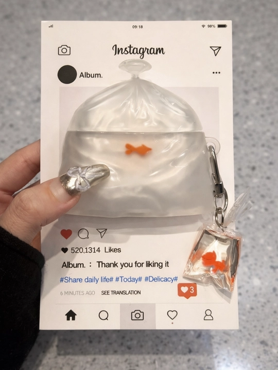 Чехол для беспроводных наушников AirPods Pro 2 / AirPods Pro с карабином - 
