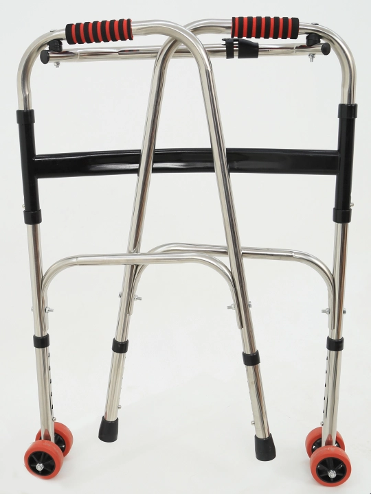 Ходунки с сиденьем и колесами, регулируемый по высоте, до 120 кг