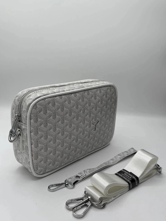 Goyard naqshli erkaklar yelkama sumkasi