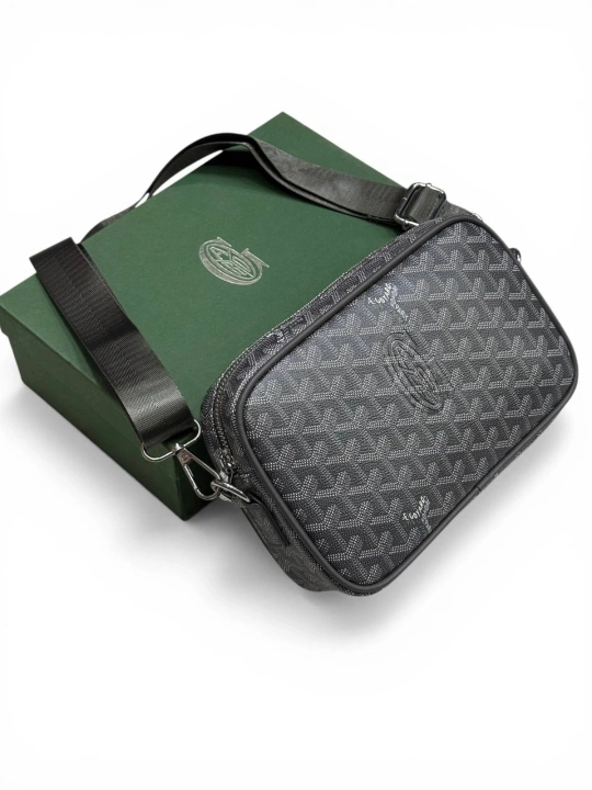 Мужская плечевая сумка с узором GoYard