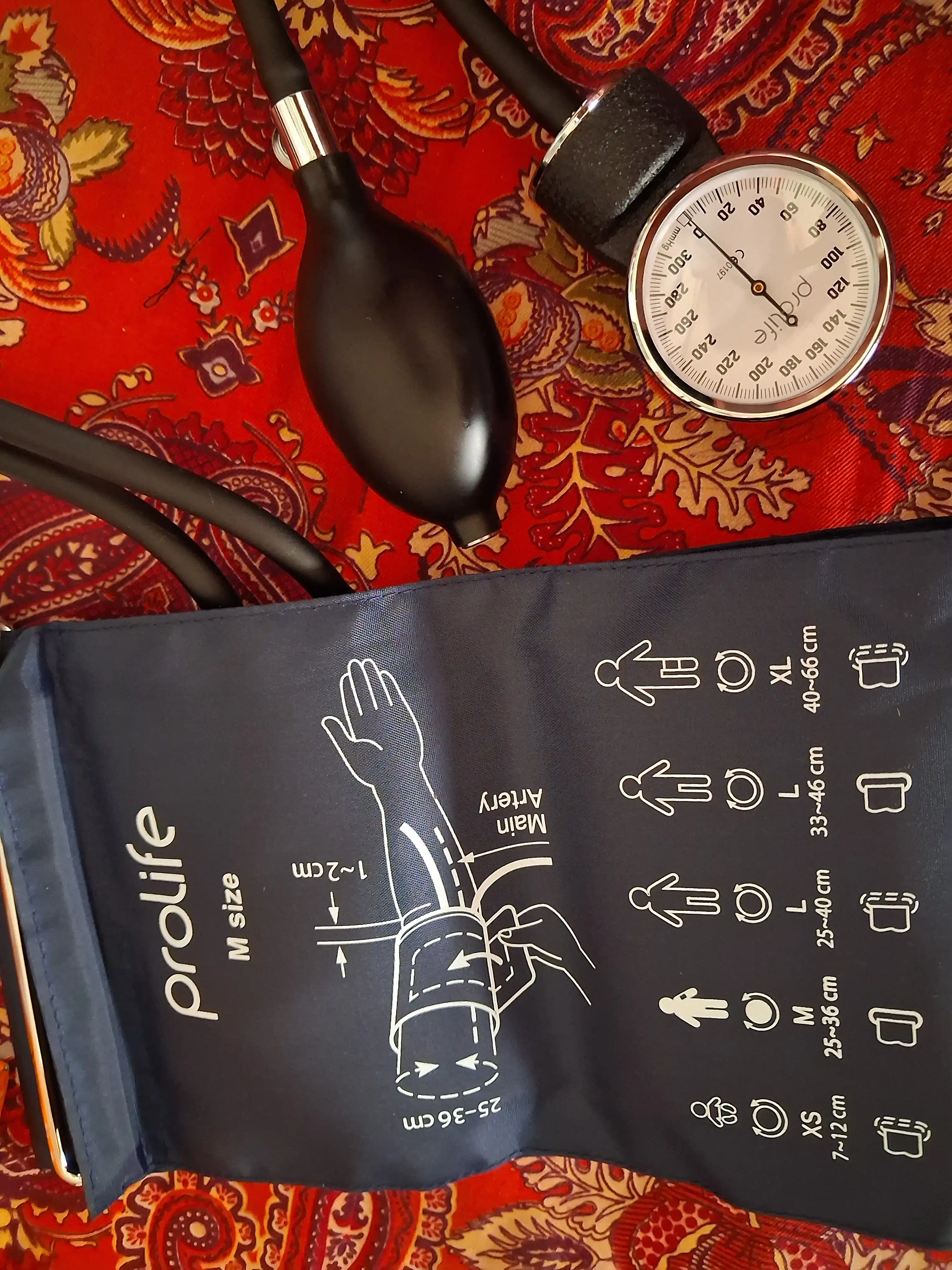Qon bosimini o‘lchash uchun mexanik tonometr, Kit Prolife Professional yelka turidagi