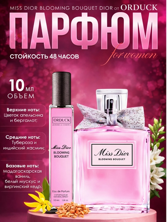 Духи женские Miss Dior Blooming Bouquet, парфюмерная вода в пробнике - 