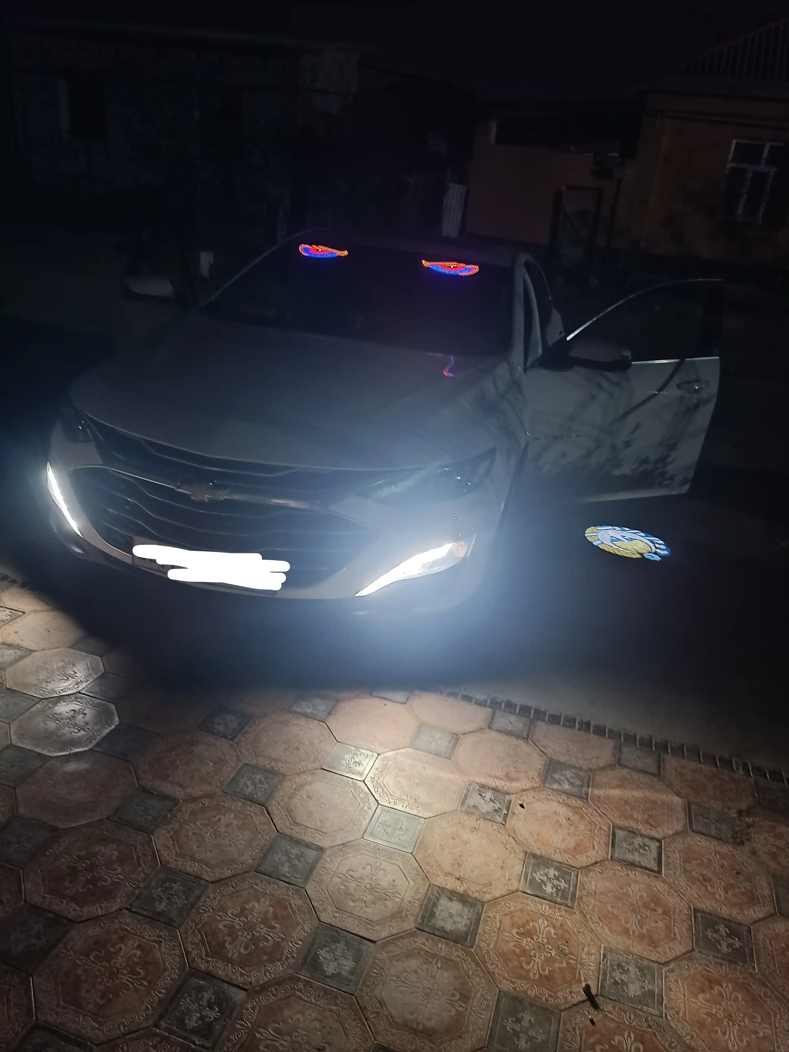 Светодиодная панель Глаза для автомобиля, 11 режимов, Devil Eyes