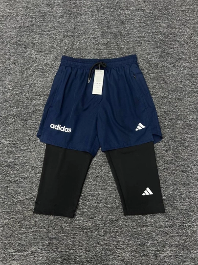 Мужские спортивные шорты с тайтсами — SPORTMY-ADIDASLASINA-СИНИЙ-4XL