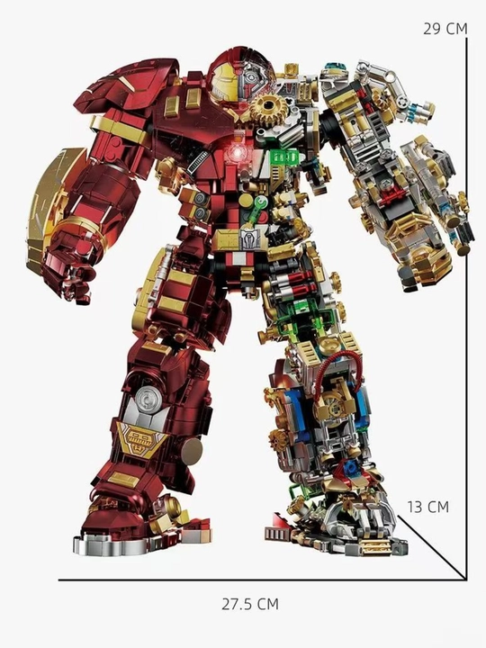 Лего Конструктор Marvel, Робот Железного Человека Халкбастер Semi-Mechanical, 2776 деталей