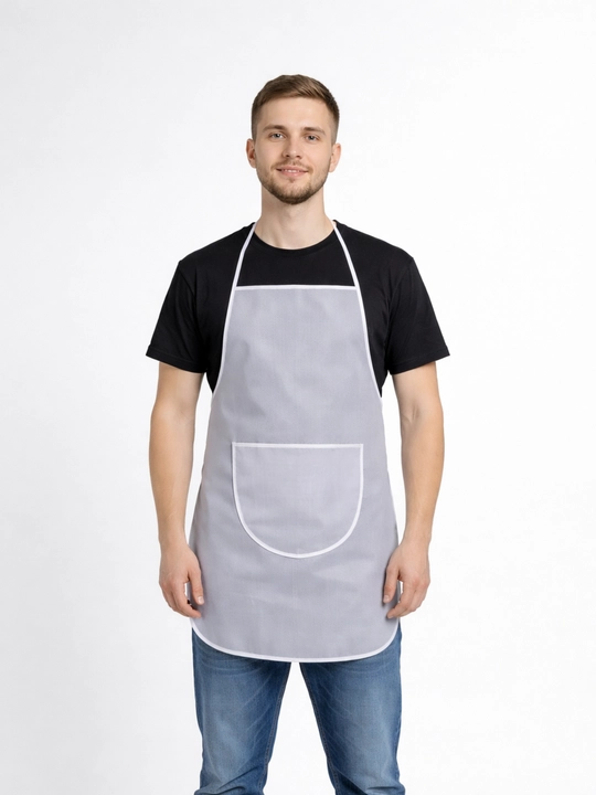 Gabardin matosidan erkaklar va ayollar uchun ish va oshxona uchun universal fartuk