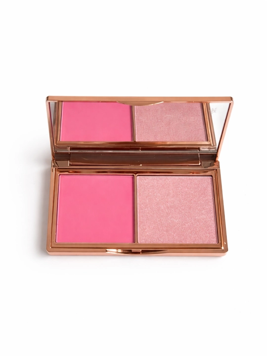 Charlotte Tilbury Hollywood Blush & Glow Glide Palette Fair-Medium yonoqlar palitrasi, 7,5 g