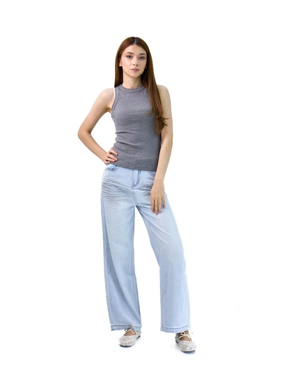 Ayollar bazaviy maykasi top paxta, yengsiz, M/L/XL, kundalik kiyim uchun