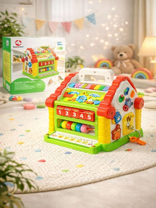 Развивающая детская музыкальная игрушка "Теремок Сортер" Limo Toy 739 - 