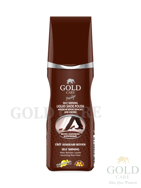 Жидкая краска для блеска обуви, сумок и курток, краска для обуви, 75 мл, Gold Care
