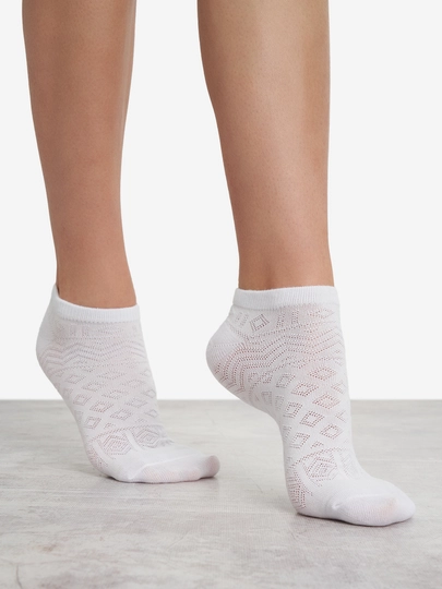 Носки для активного отдыха, 5 пар 5PP Pattern mesh no show — UZSM-179055160299-БЕЛЫЙ-3538