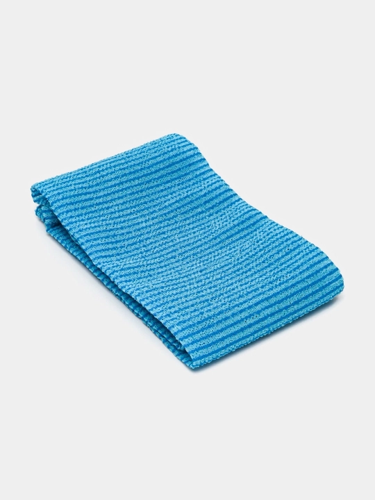Koreys massaj mochalkasi badan uchun o'rtacha qattiqlik Shower Towel, Happy & Clean Day