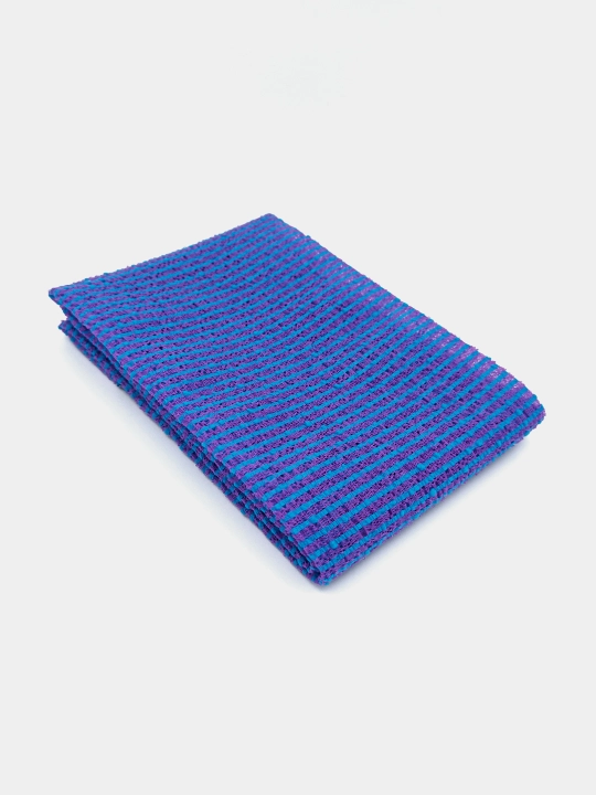 Koreys massaj mochalkasi badan uchun o'rtacha qattiqlik Shower Towel, Happy & Clean Day