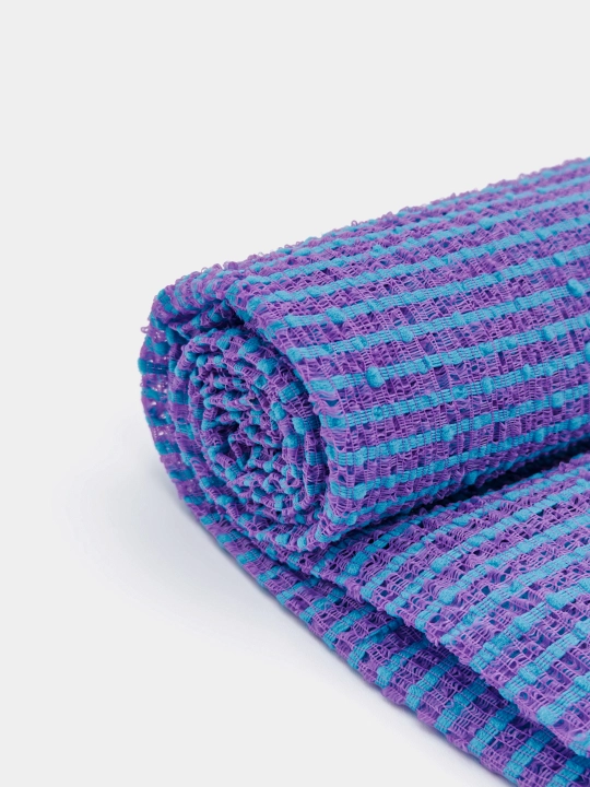 Koreys massaj mochalkasi badan uchun o'rtacha qattiqlik Shower Towel, Happy & Clean Day