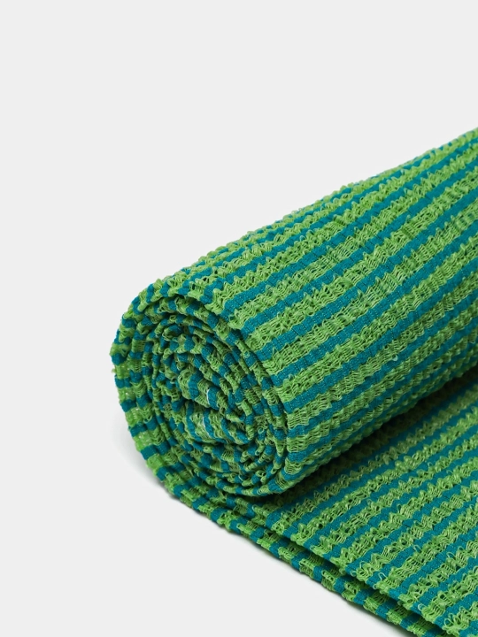 Koreys massaj mochalkasi badan uchun o'rtacha qattiqlik Shower Towel, Happy & Clean Day