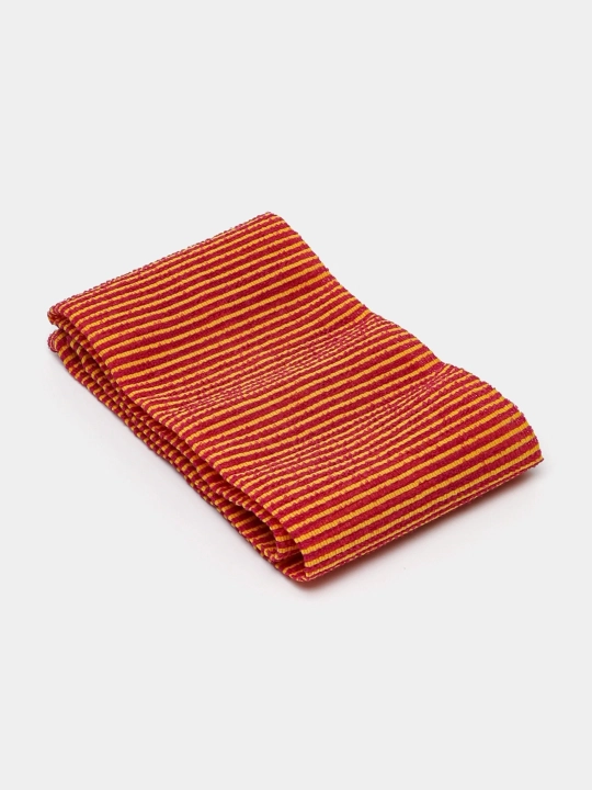 Koreys massaj mochalkasi badan uchun o'rtacha qattiqlik Shower Towel, Happy & Clean Day