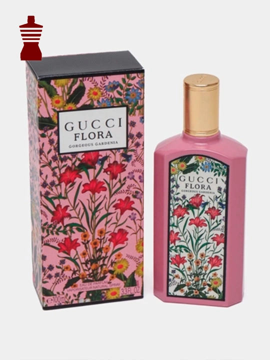 Gucci Flora, 100 мл, женский парфюм, стойкость 1–2 дня
