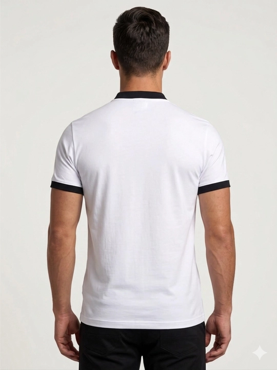 Abercrombie & Fitch erkaklar uchun polo ko'ylagi, kontrastli yoqali zamonaviy
