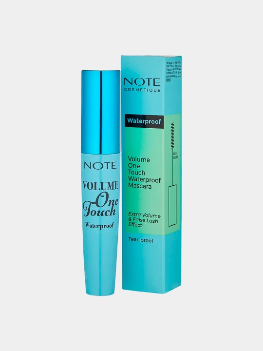 TUSH KIPRIK UCHUN NOTE VOLUME ONE TOUCH WATERPROOF MASCARA 10ML - 