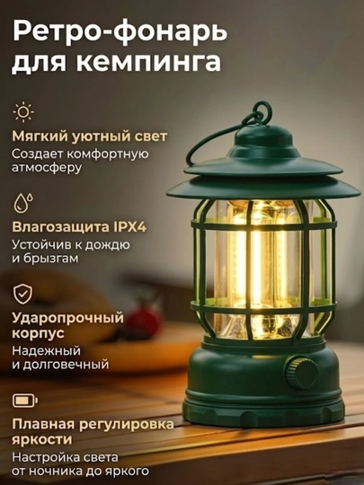 Фонарь кемпинговый