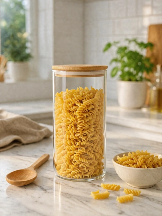 Контейнер для сыпучих продуктов, банка стекло, 1 шт